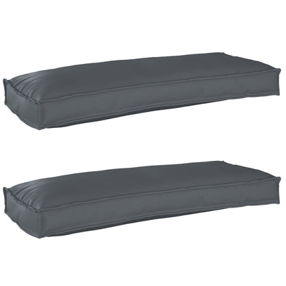 Stoel & Sofa Kussens Polyester Groot Afneembare Hoezen Anthraciet