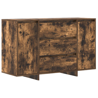 Dressoir Gerookte Eik Massief Hout Dressoir Rechthoekig