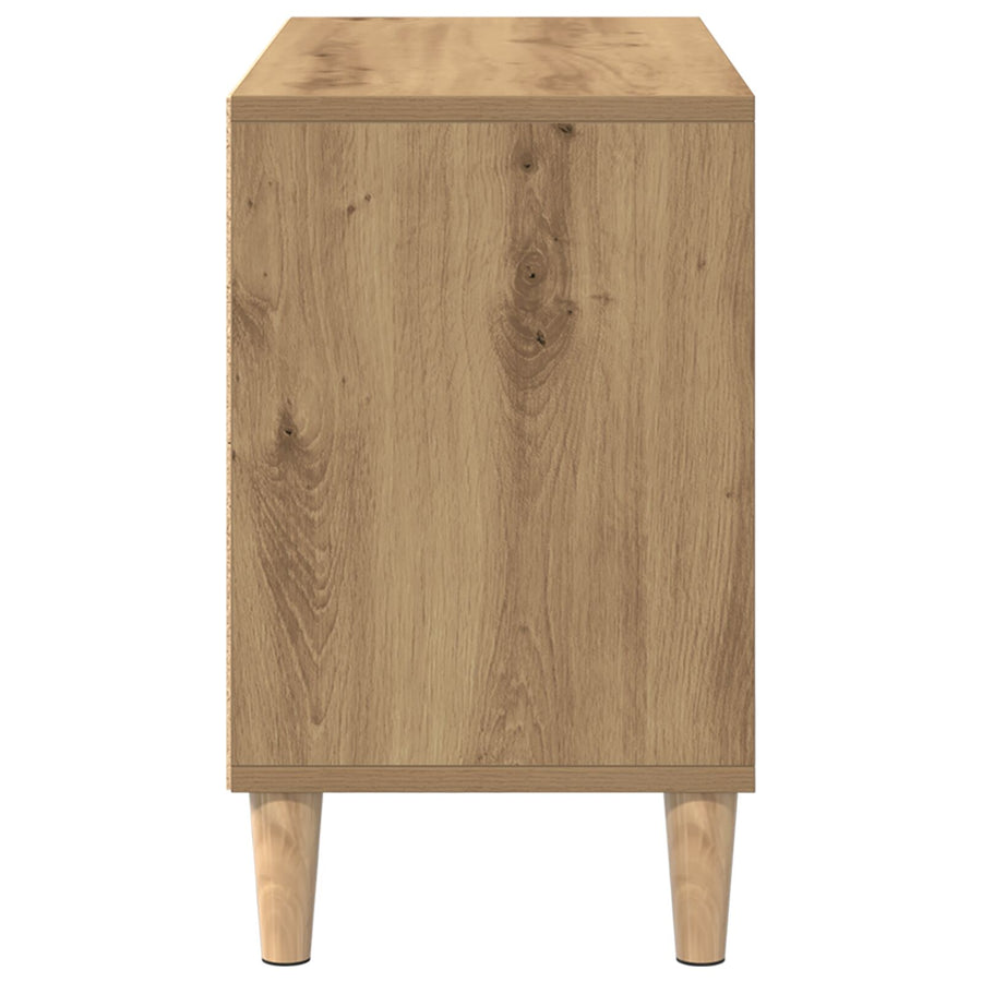 Tv Kast 69.5X30X50 Cm Bewerkt Hout 69.5 cm Artisan eiken