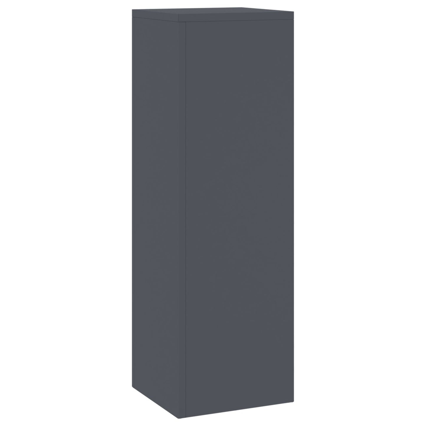 Buiten Plantstands Zuil 2 Pcs 24X24X75 Cm Staal Anthraciet 2x (75 cm)