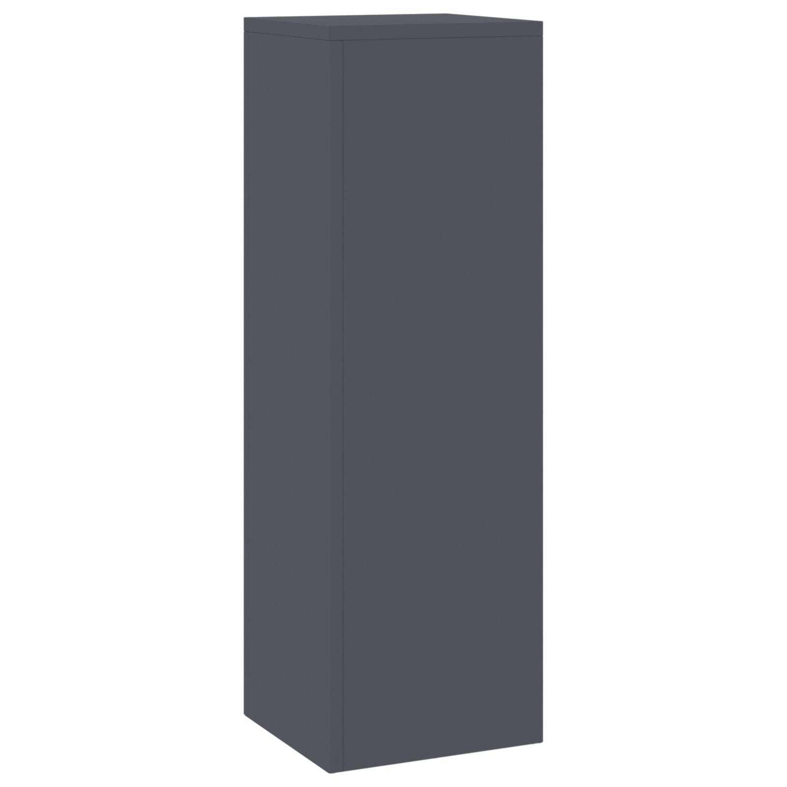 Buiten Plantstands Zuil 2 Pcs 24X24X75 Cm Staal Anthraciet 2x (75 cm)