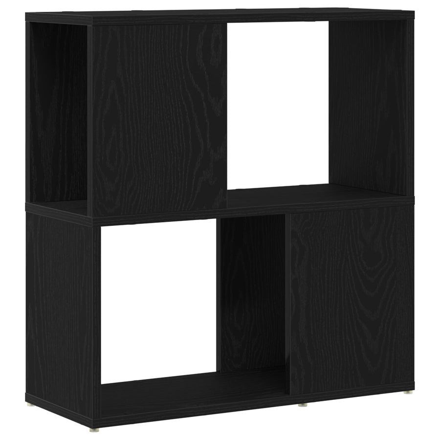 Boekenrek Geëngineerd Hout Zwart eiken 60 x 24 x 63 cm