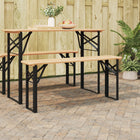 Tafelpoten 2 stuks 45 cm zwart staal