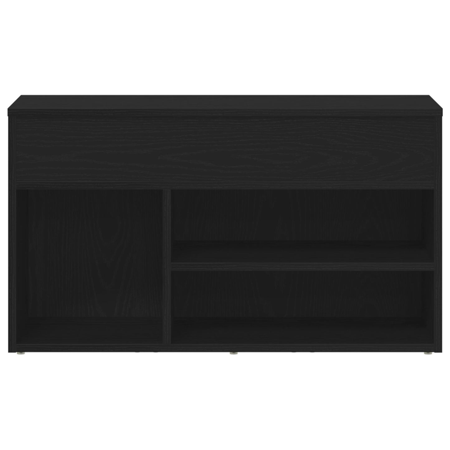 Bankje 60X30X45 Cm Geengineerd Hout Zwart eiken 80 x 30 x 45 cm