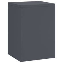 Buitenplantstands - 3-Delige Staal Set Anthraciet 3x (35/55/75 cm)
