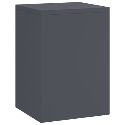 Buitenplantstands - 3-Delige Staal Set Anthraciet 3x (35/55/75 cm)