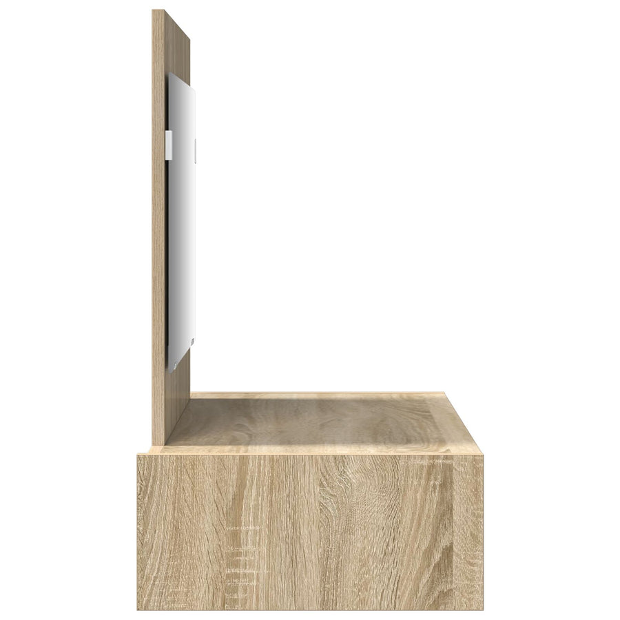 Wandkaptafel 83 x 40 x 70 cm Sonoma Eiken zonder LED