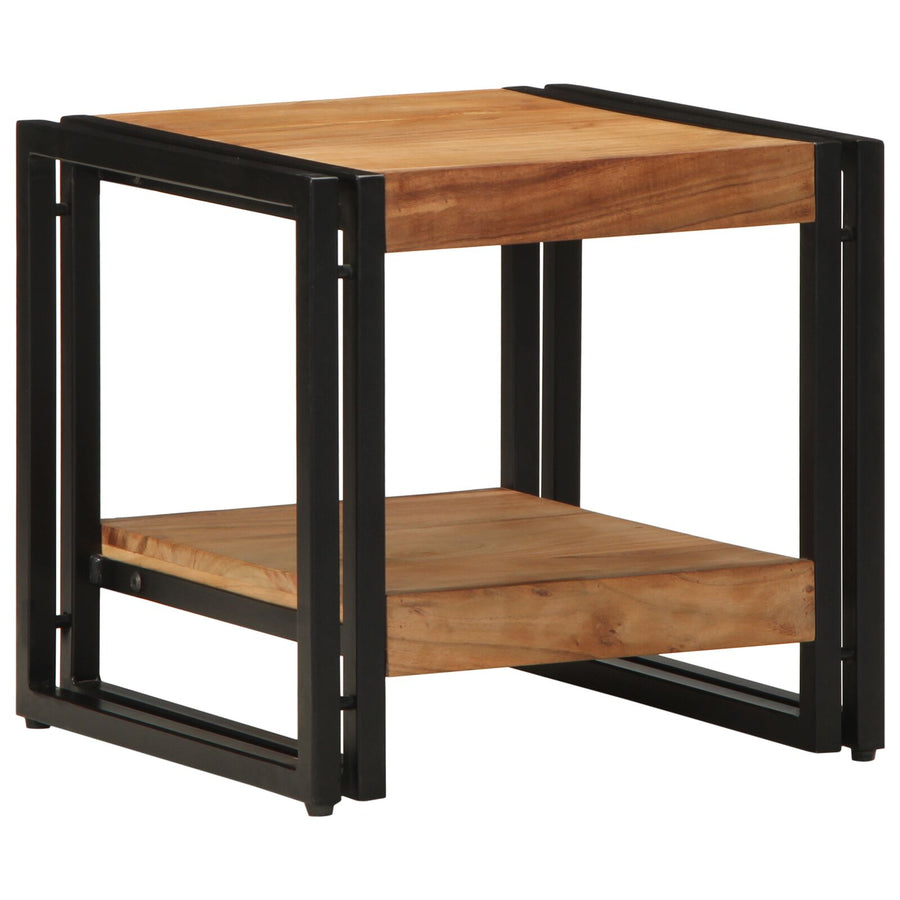 Salontafel 40X50X38 Cm Massief Acaciahout 40 x 40 x 38 cm Gerecycled hout