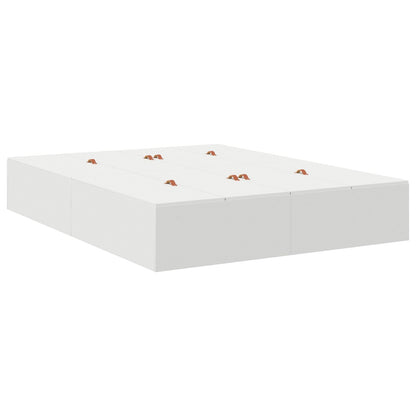 Opbergbedframe Wit 140 x 190 cm