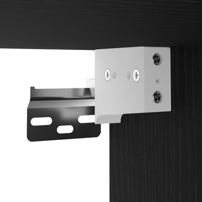 Led Tv-Kast 30,5X30X102 Cm Bewerkt Hout