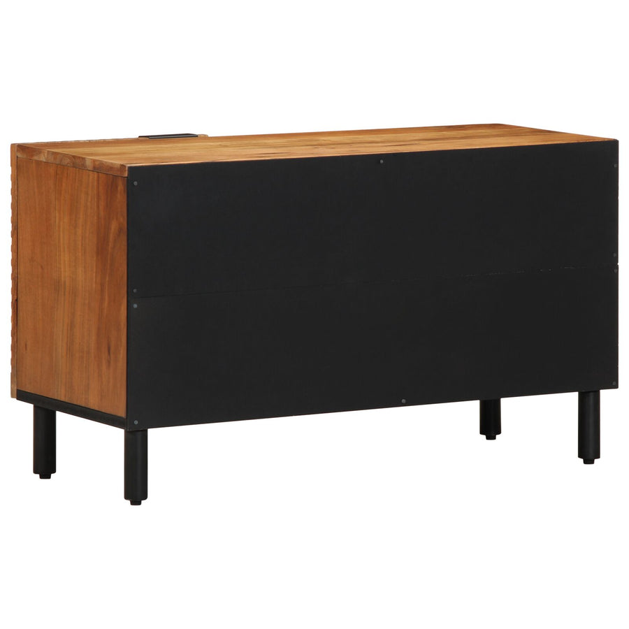 Tv-Kast 80X31,5X46 Cm Massief acaciahout