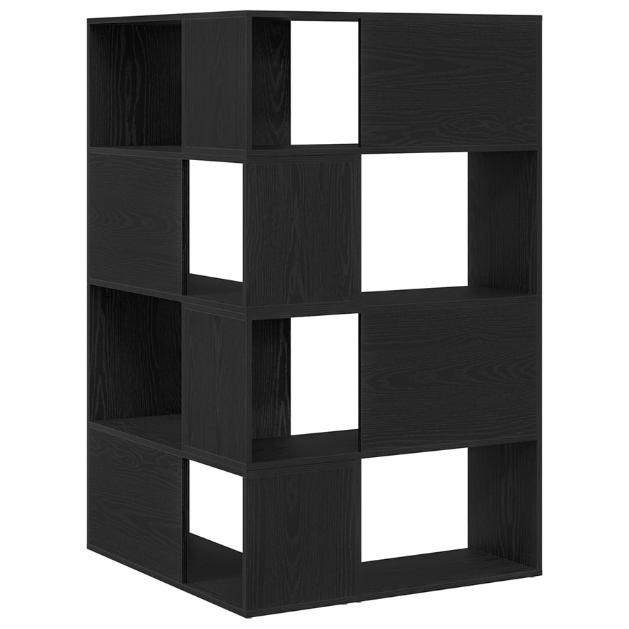 Hoekkast Zwart Eiken 140X30X140 Cm Geperst Hout