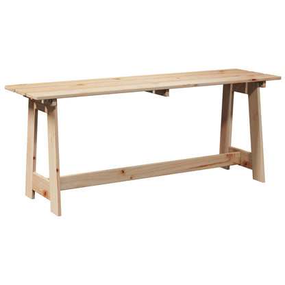 Buitenbank 119X35X47 Cm Massief Grenenhout Natuurlijk