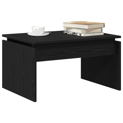 Salontafel Zwart Eiken 68X38X50 Cm Samengesteld Hout