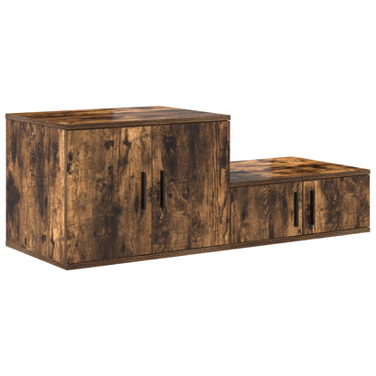 Opbergkast Geengineerd Hout Gerookt eiken 118 x 41 x 40 cm