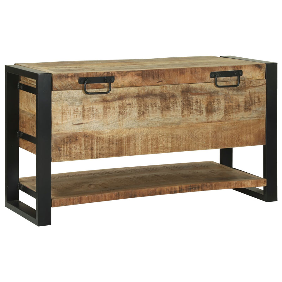 Opslagkisten Ruw Mango 80 X 35 X 45 Cm Massief ruw mangohout