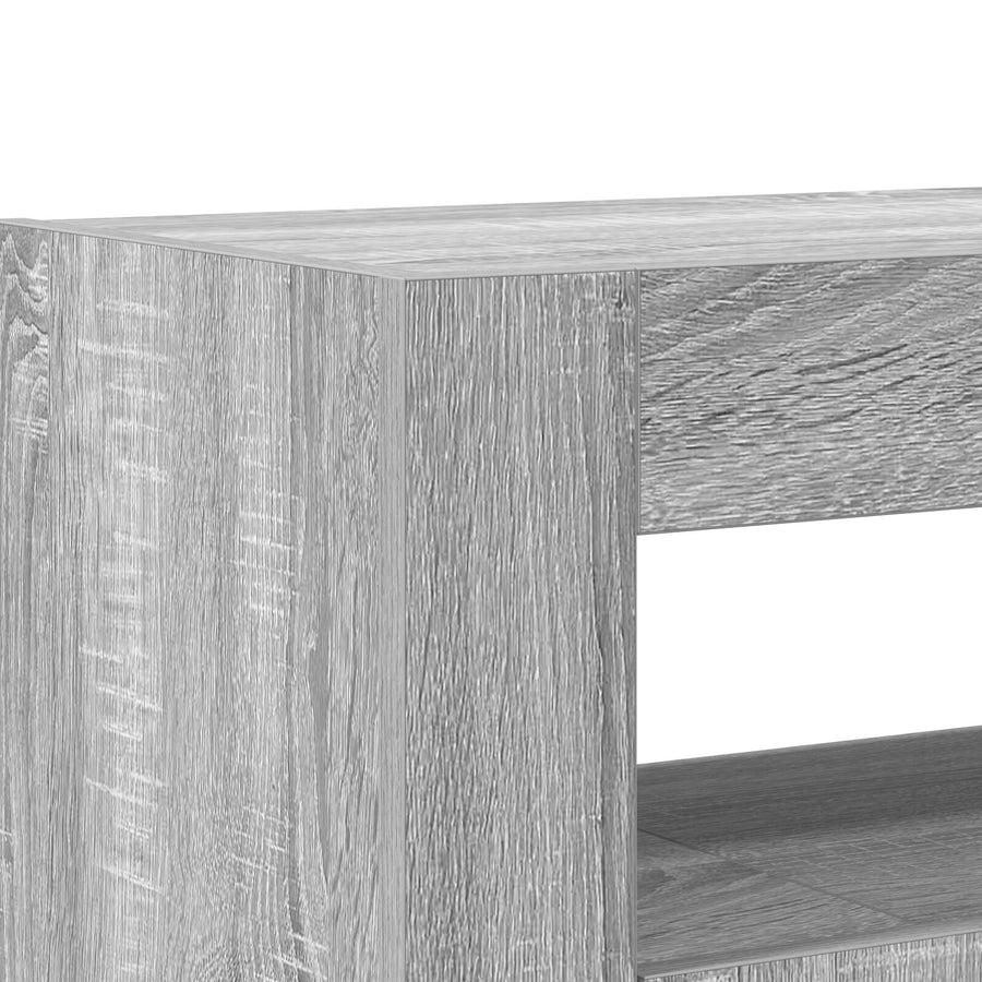 Dressoirkast Engineered Wood 116 X 30 X 75 Cm Grijze sonoma