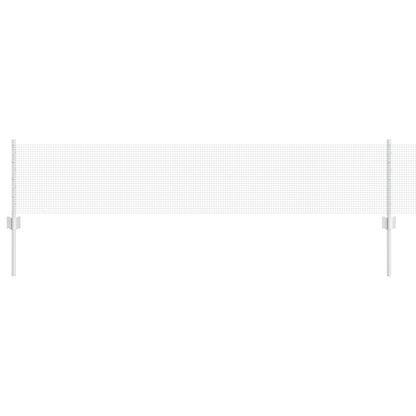 Gelaste Draadhek Met 5 U-Posts Zilver 0.4X10 M Staal