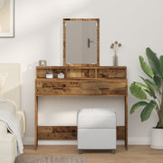 Kaptafel 100x41x140 cm oud hout met lade