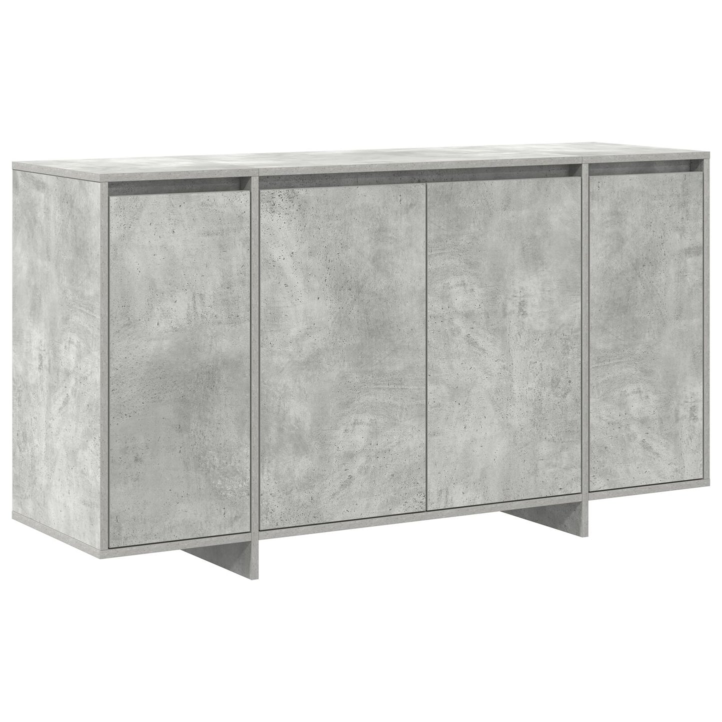 Beton Grijs Dressoir Beton Grijs Bewerkt Hout 135 X 41 X 75 Cm
