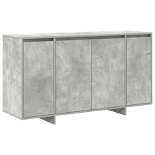 Beton Grijs Dressoir Beton Grijs Bewerkt Hout 135 X 41 X 75 Cm