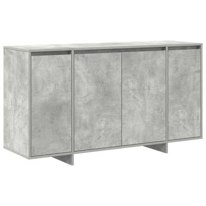 Beton Grijs Dressoir Beton Grijs Bewerkt Hout 135 X 41 X 75 Cm