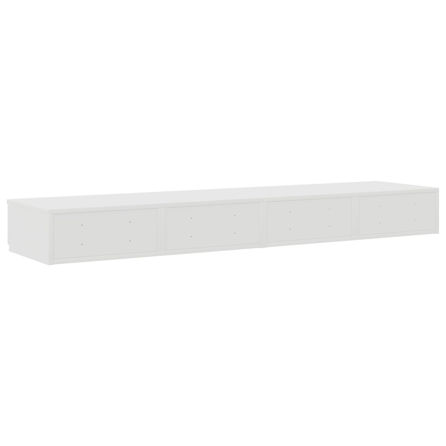 Nachtkastjes Mdf Nachtkastje Wit 140 x 36.5 x 16.5 cm