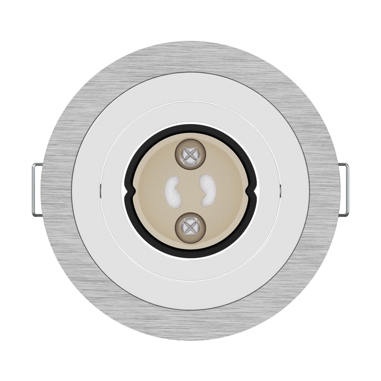 Ingebouwde Spots 24 Stuks Rond Gu10 Zilver Ø91 Mm
