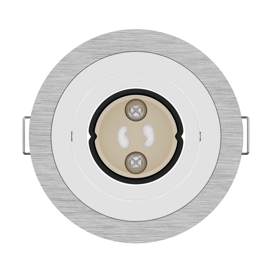 Ingebouwde Spots 24 Stuks Rond Gu10 Zilver Ø91 Mm