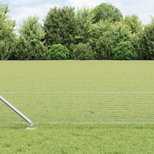 Heipaalset Set Van 2 Gegalvaniseerd Staal 10 X 0,5 M Duurzaam Gegalvaniseerd Staal