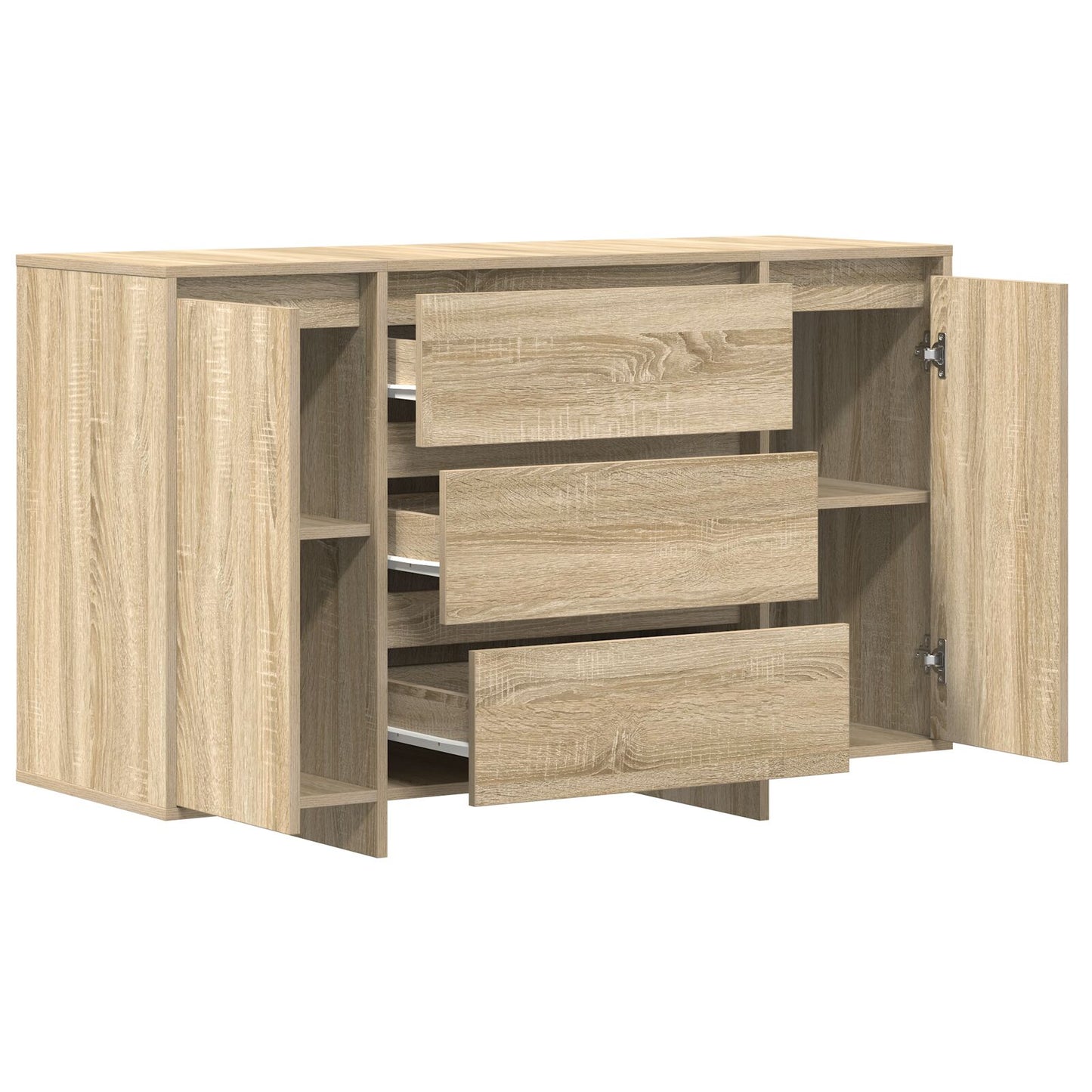 Sideboard Sonoma Eiken Gefabriceerd Hout Buffet Sideboard