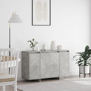 Dressoir 120x41x75 cm bewerkt hout betonlook grijs