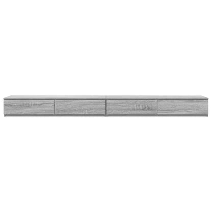 Bedladen 180X36,5X16,5 Cm Gelaagd Hout Grijs sonoma 180 x 36.5 x 16.5 cm