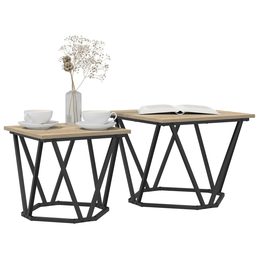 Salontafel Ijzer Pb Sonoma eiken