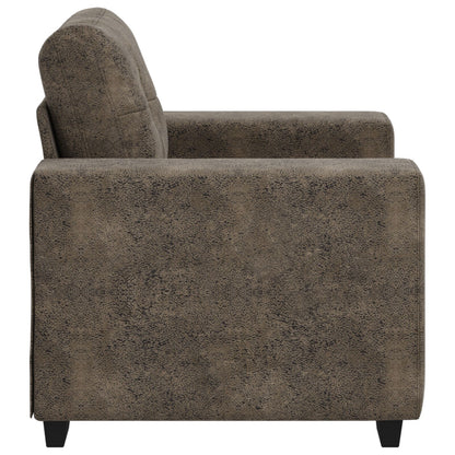 Fauteuil Fake Leer Donkergrijs 60 cm 59 cm