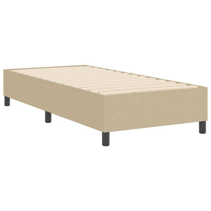 Boxspring Bed Corduroy Stof Lichtgroen grijs 80 x 200 cm