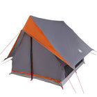 Family Tent with Roof Grey and Orange 315 x 286 x 200 cm