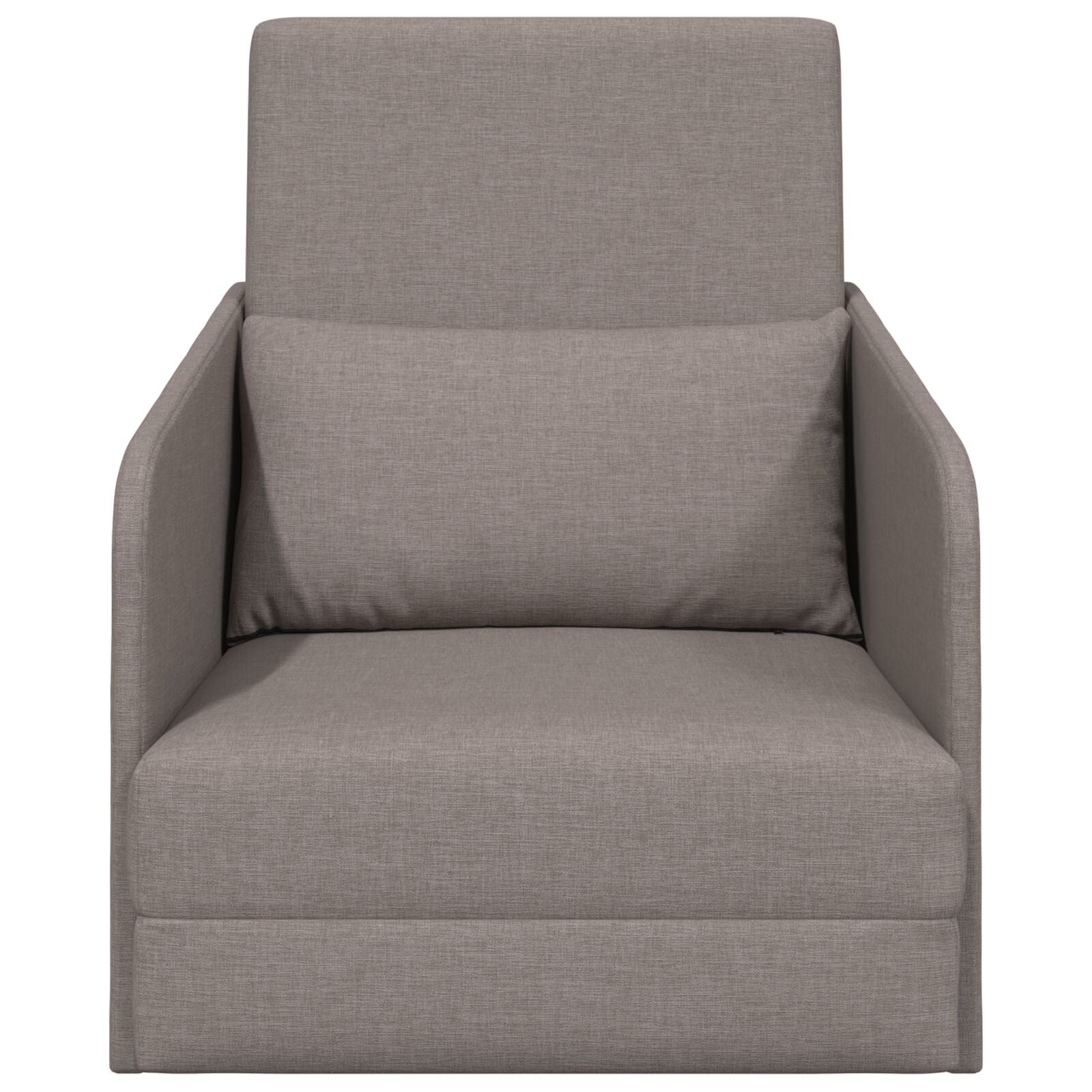 Vloer Sofa Bed 2-In-1 65X80X83 Cm Stoffering Taupe