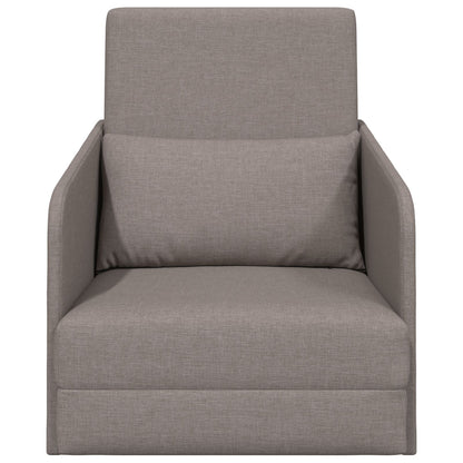 Vloer Sofa Bed 2-In-1 65X80X83 Cm Stoffering Taupe