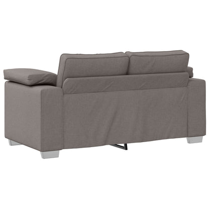 3-Delige Bankset Met Kussens In Taupe Stof