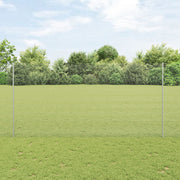 Hek 1,5 x 10 m staal zilver