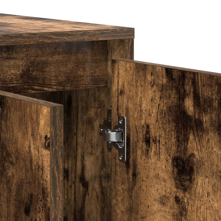 Gerookt Eiken Dressoir Gerookt Eiken Hout 135 X 41 X 75 Cm Opslag
