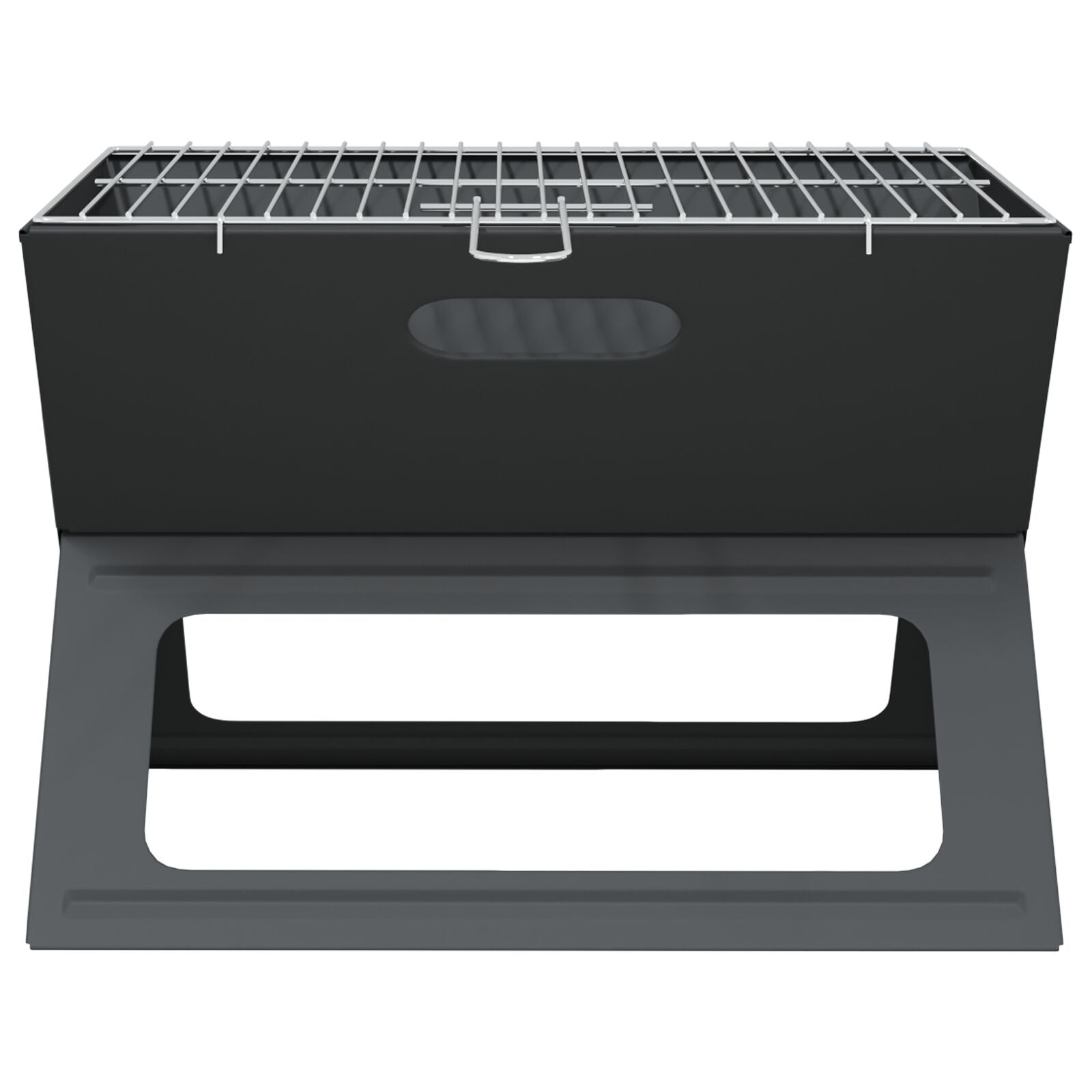 Kool Bbq Grill - Inklapbaar, Zwart, 46 X 30 X 31 Cm, Gemaakt Van Staal