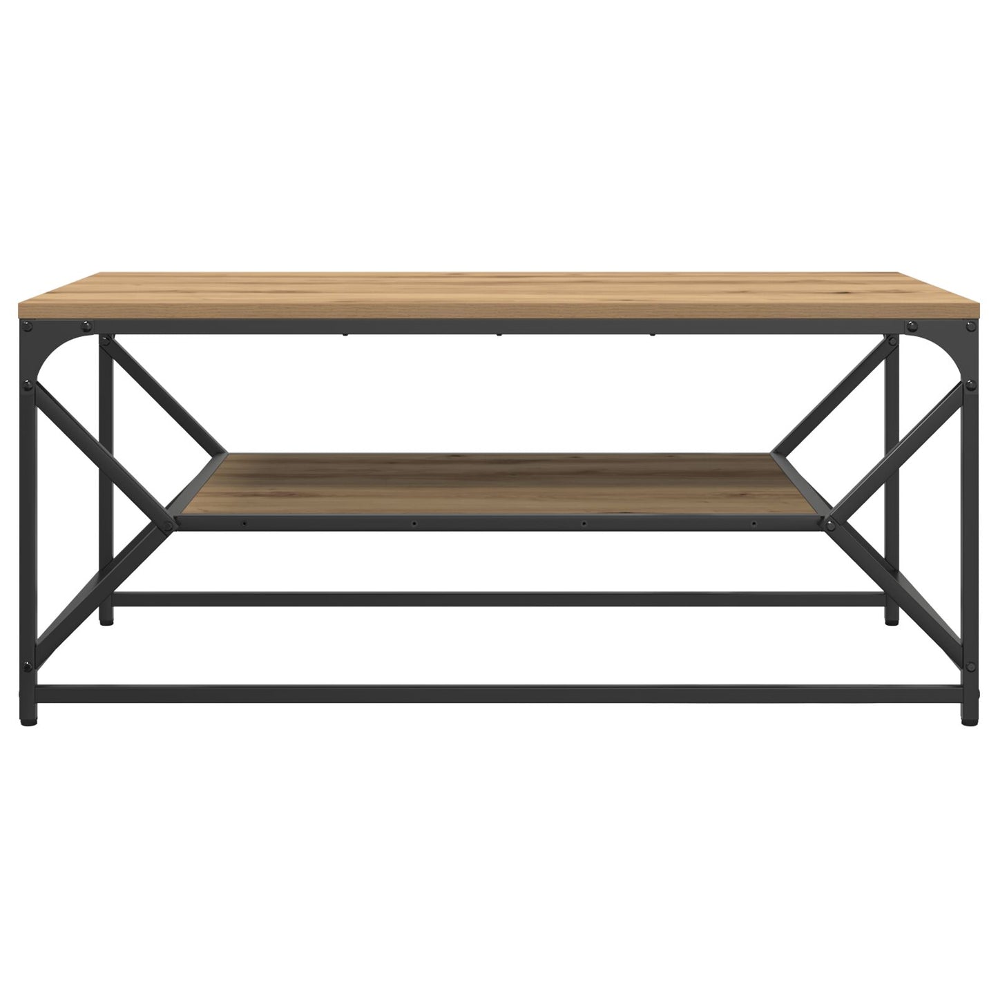 Salontafel Met Plank Artisan Eik Geengineerd Hout Artisan eiken 90 x 50 x 40 cm