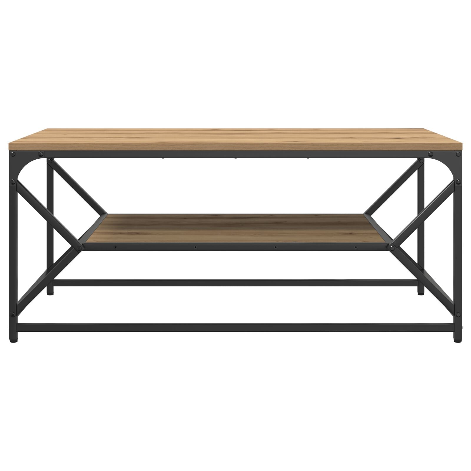 Salontafel Met Plank Artisan Eik Geengineerd Hout Artisan eiken 90 x 50 x 40 cm