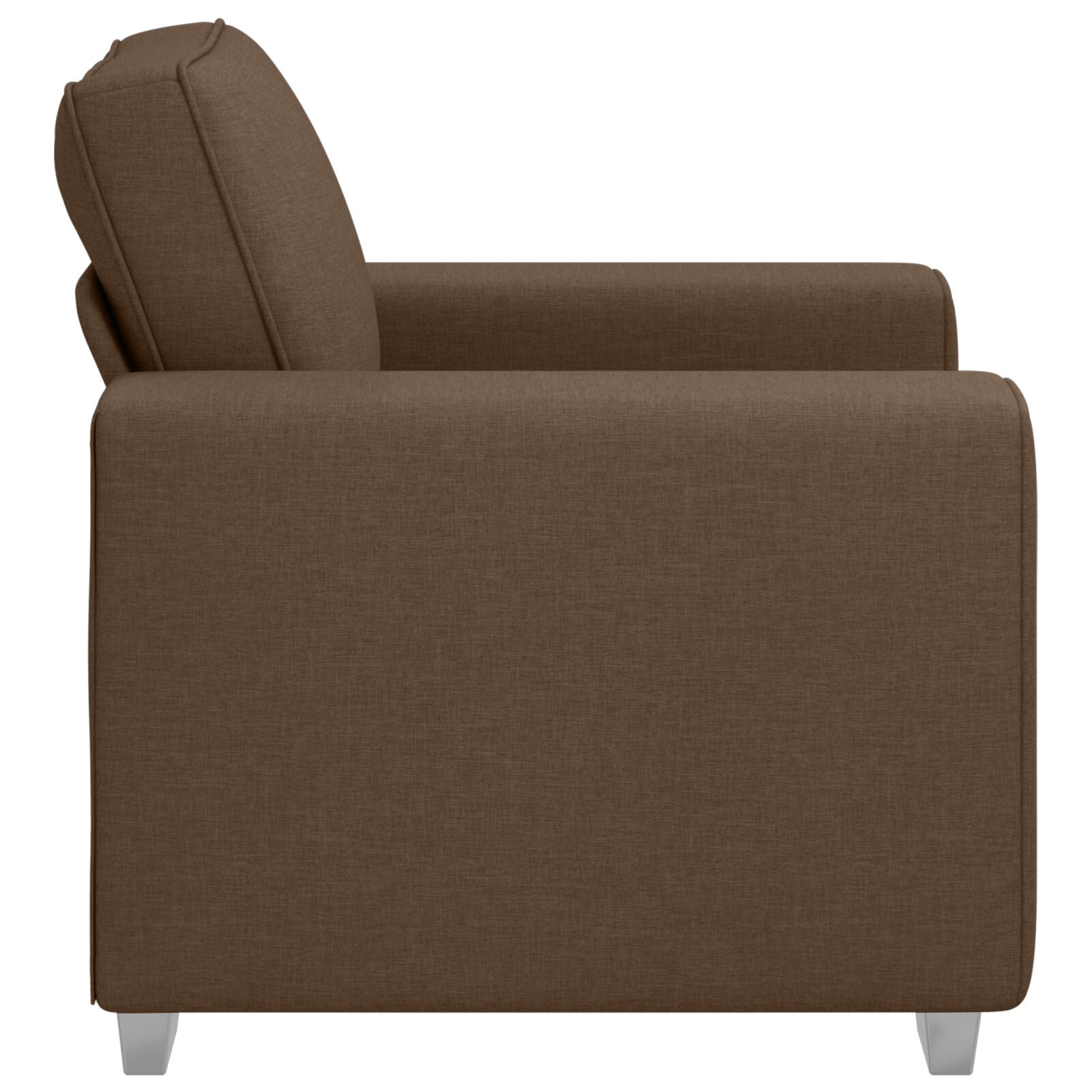 Fauteuil Stof Bruin 59 cm