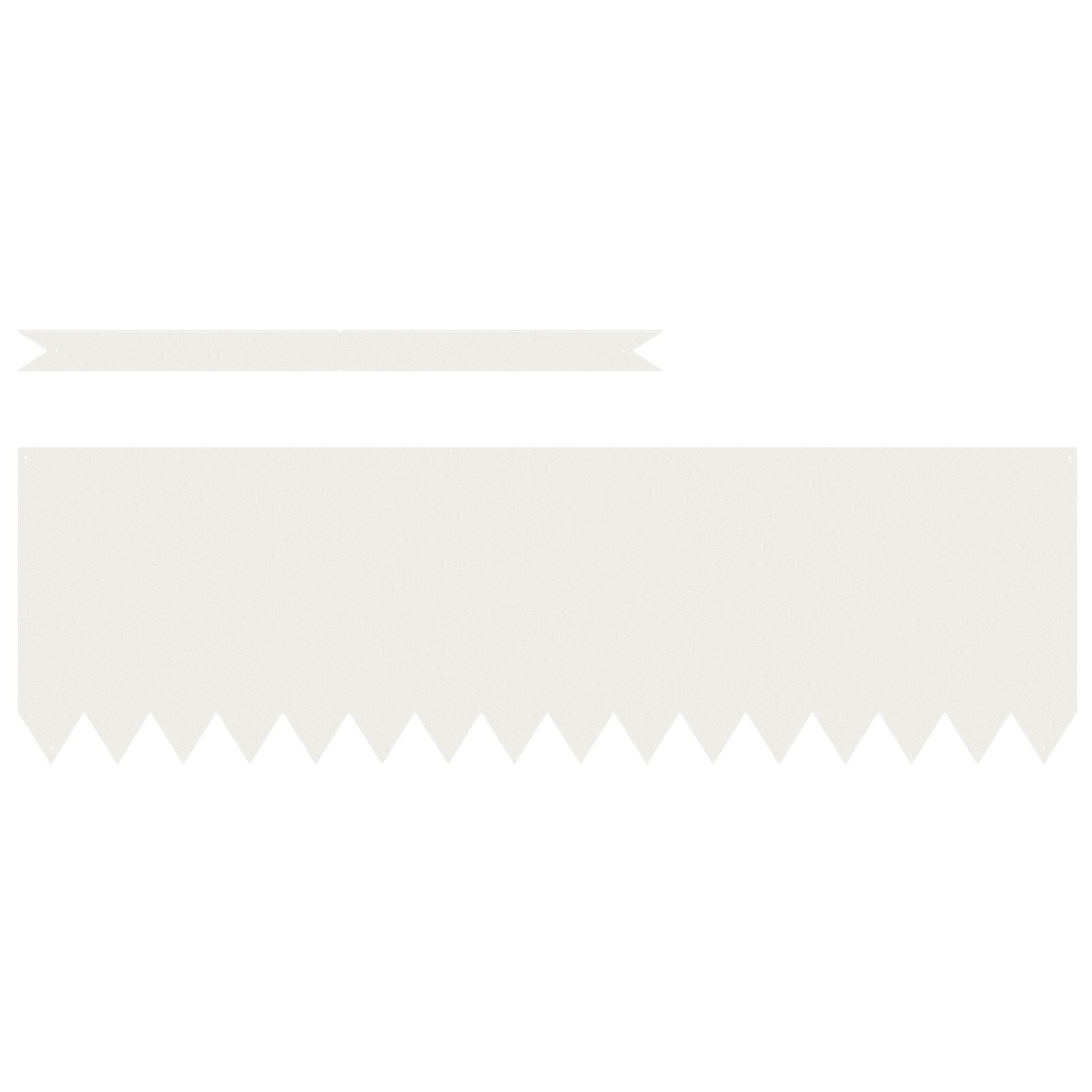 Tuinranden 50 Stuks Plastic 100 x 0.5 x 30 cm Wit