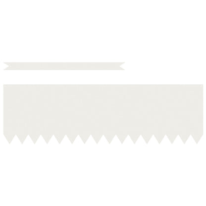 Tuinranden 50 Stuks Plastic 100 x 0.5 x 30 cm Wit