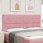 Hoofdbord 200 cm roze fluweel