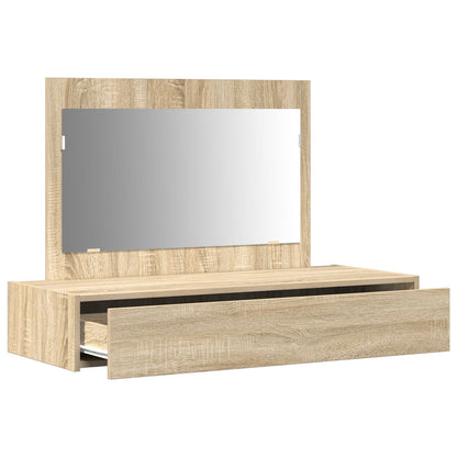 Wandkaptafel 100 x 40 x 70 cm Sonoma eik zonder LED